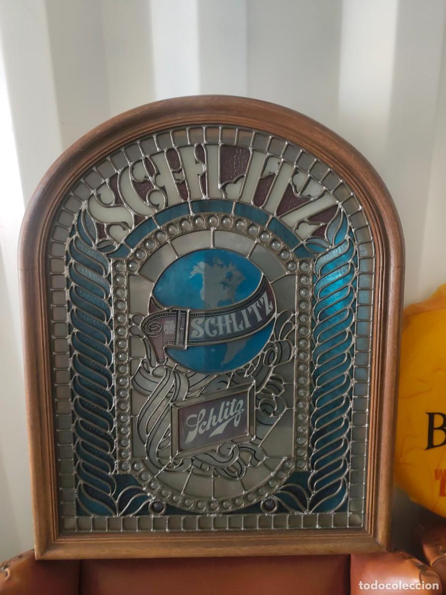 Carteles toros: Cartel luminoso cerveza Schlitz