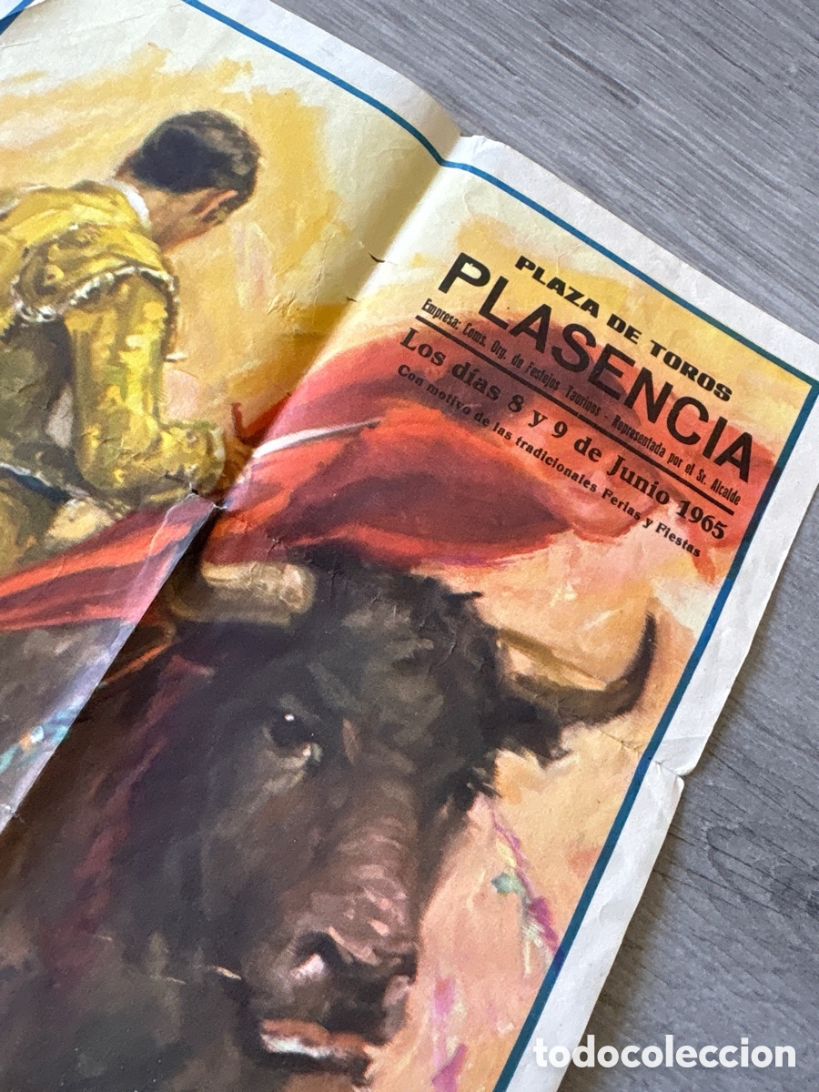 Carteles toros: Plaza de Toros Plasencia 1965 Ferias y fiestas el cordobes viti