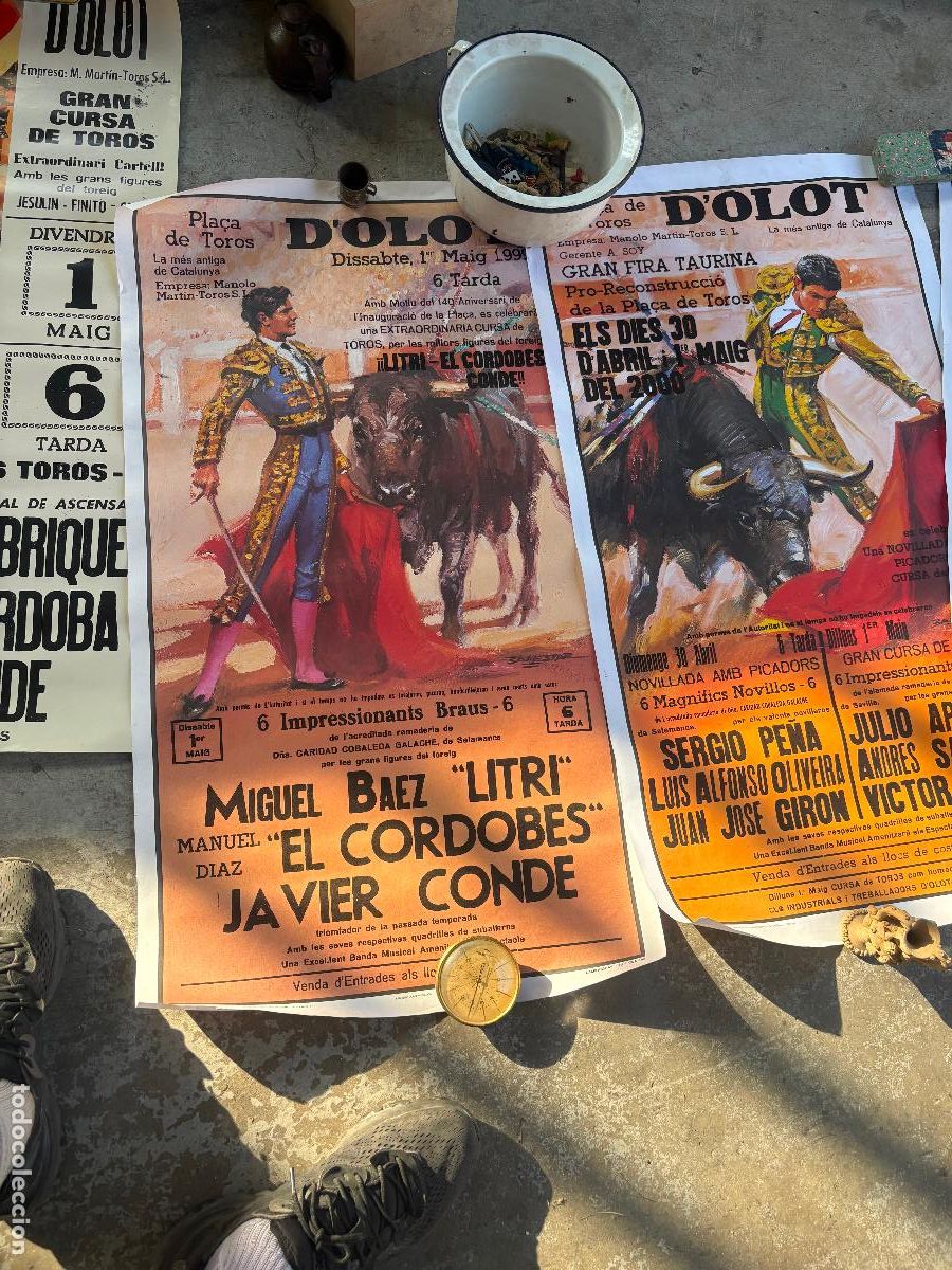 Carteles toros: correbous olot 5 carteles de la plaza de toros jesulin de ubrique el cordob&eacute;s javier conde camino