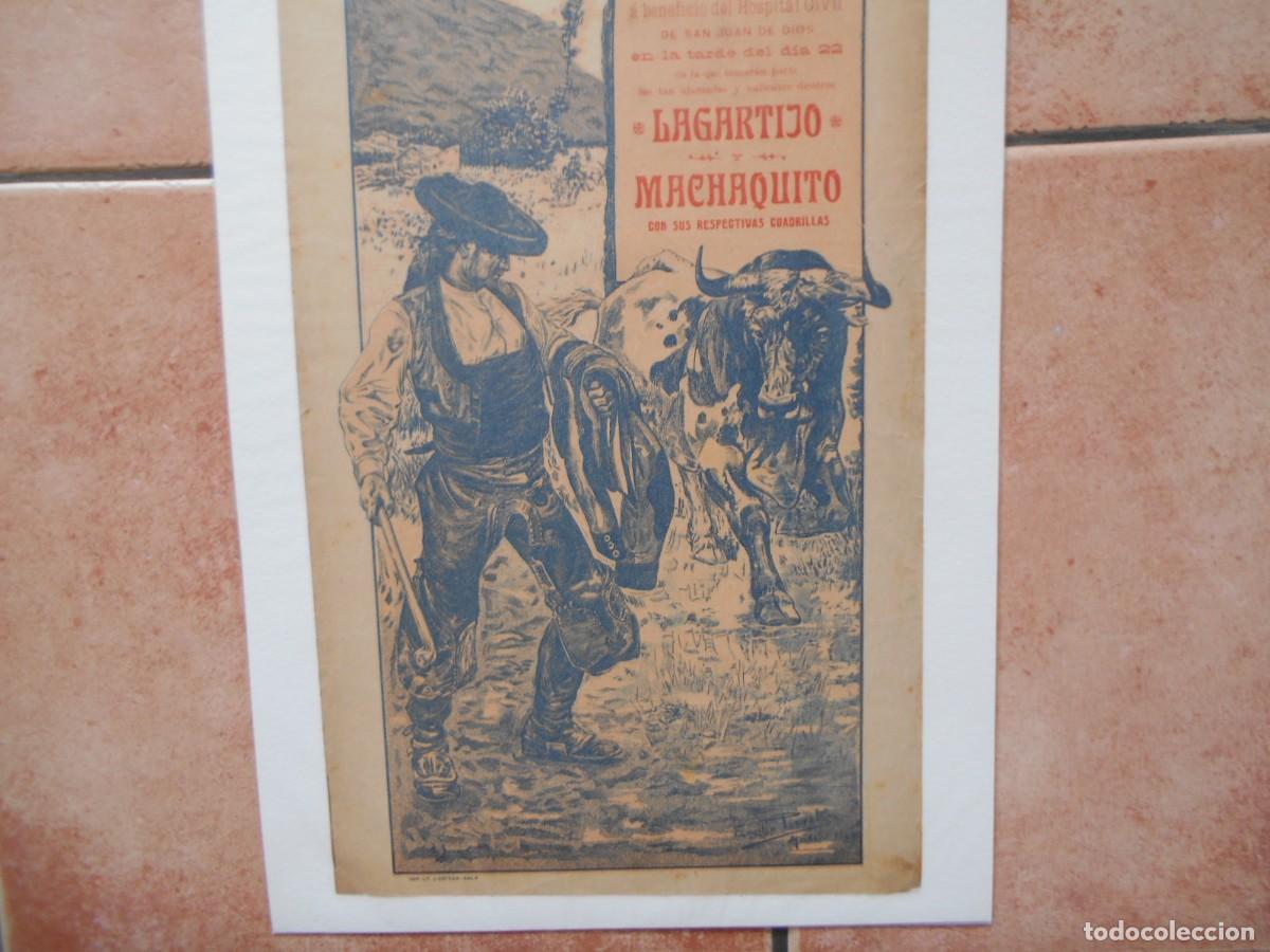 Carteles toros: CARTEL DE TOROS DE ANTEQUERA 1905 - Foto 4