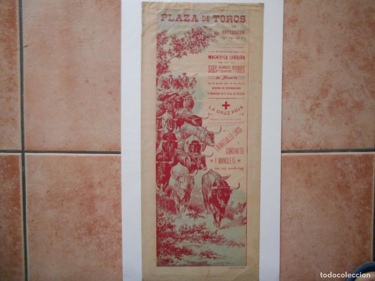 Carteles toros: CARTEL DE TOROS DE ANTEQUERA