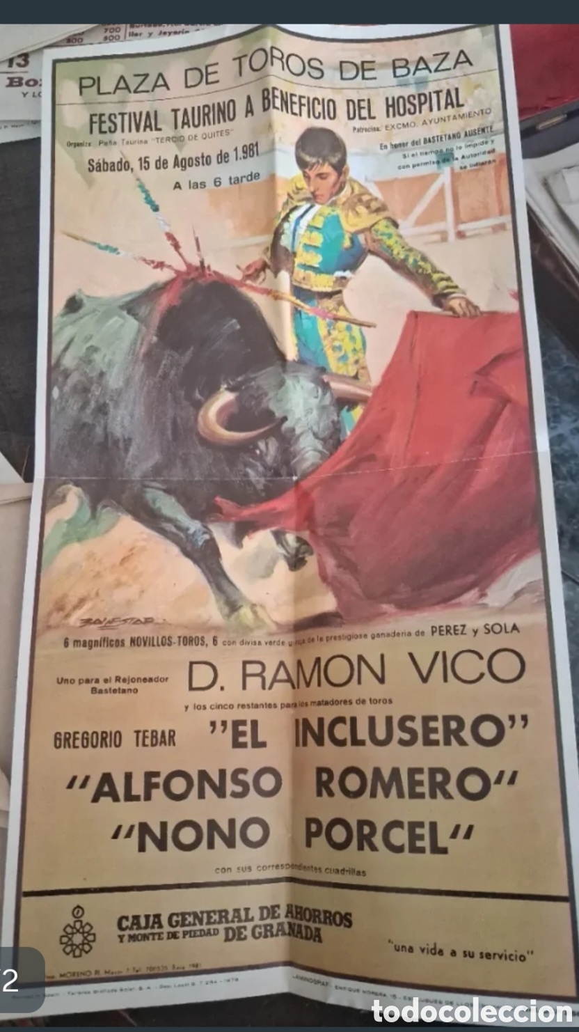 Carteles toros: Carteles de corridas de toros