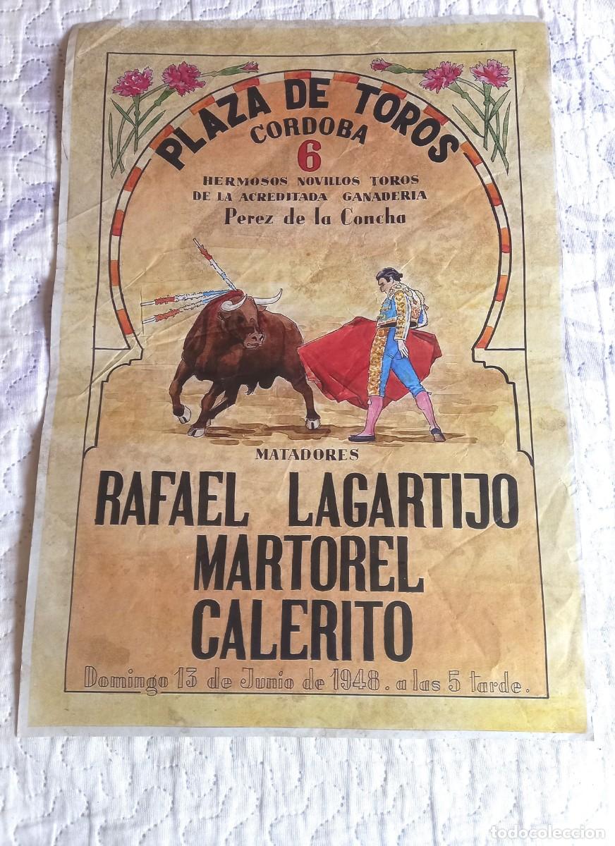 Carteles toros: Cartel de toros en C&oacute;rdoba a&ntilde;o 1948
