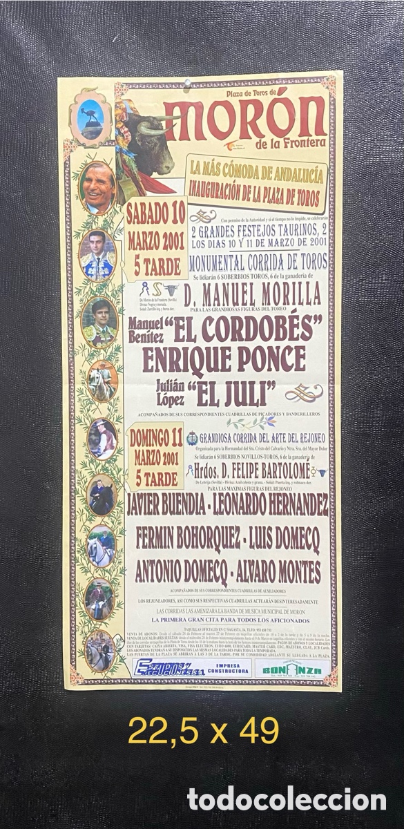 Carteles toros: Cartel de toros de Mor&oacute;n de la Frontera
