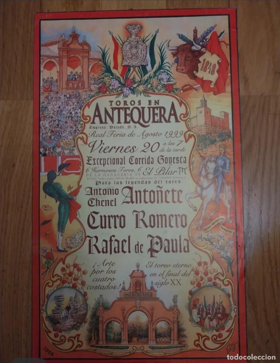 Carteles toros: Cartel toros Antequera 1999