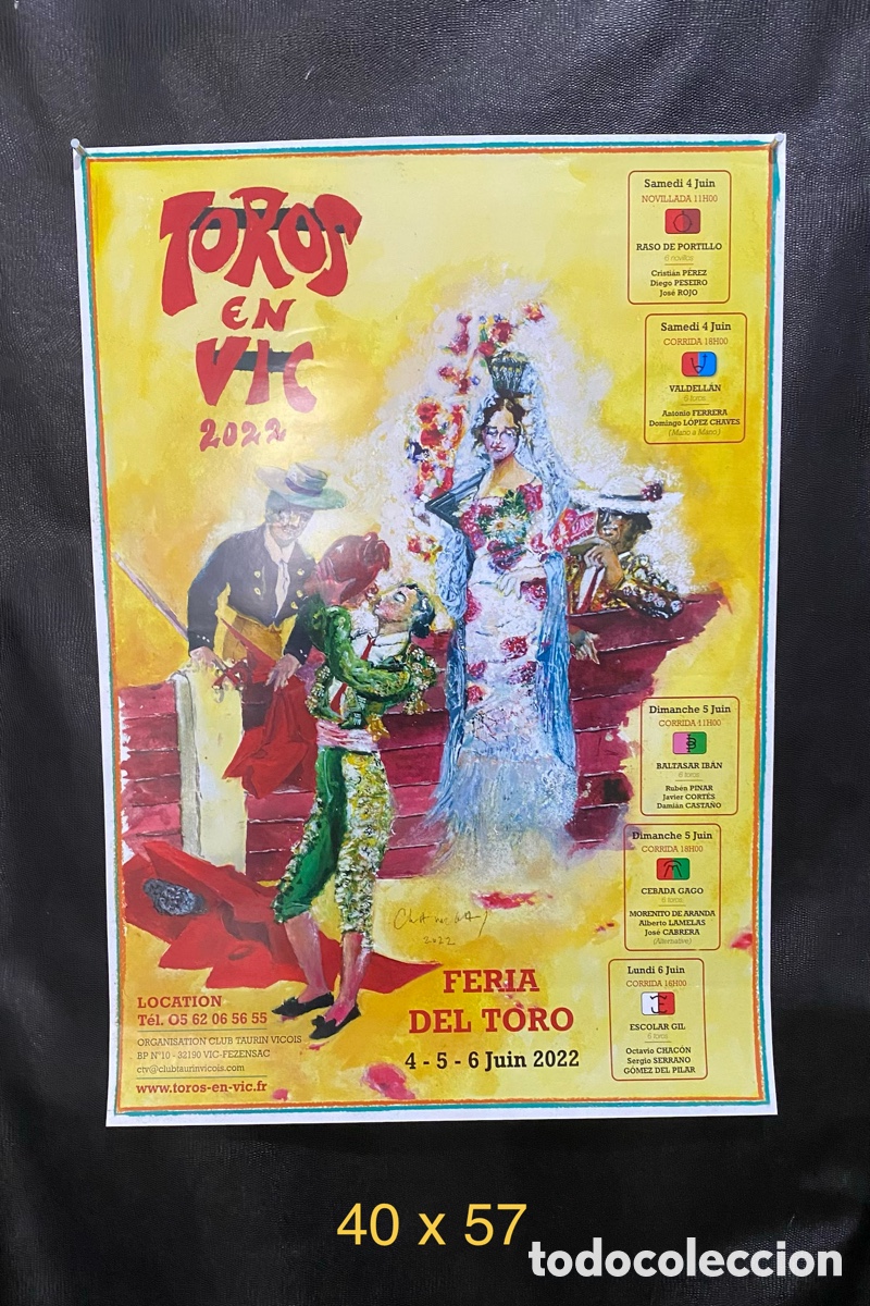 Carteles toros: Cartel de Toros franc&eacute;s - Foto 1