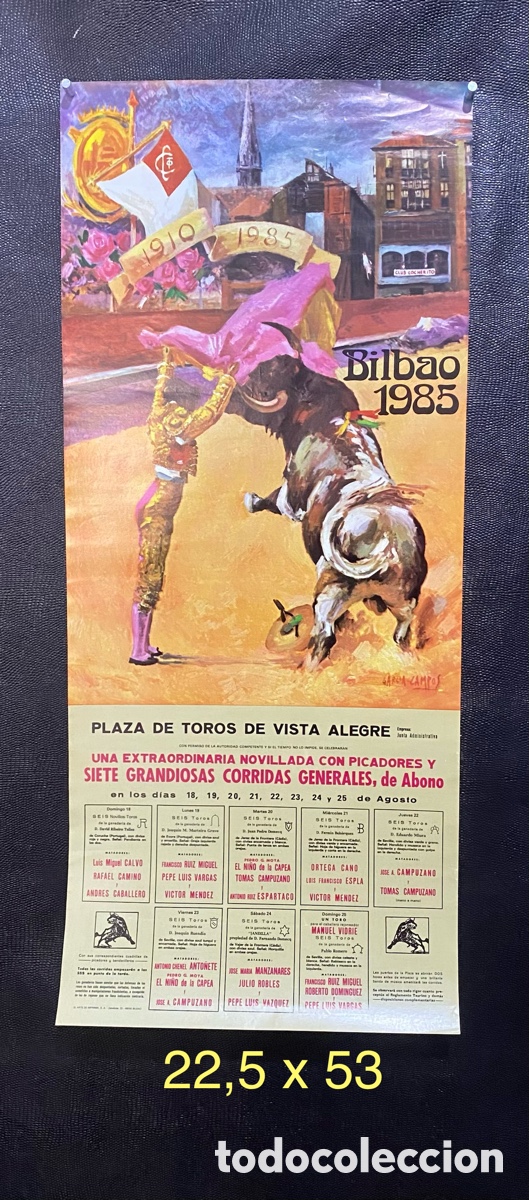Carteles toros: Cartel taurino Bilbao