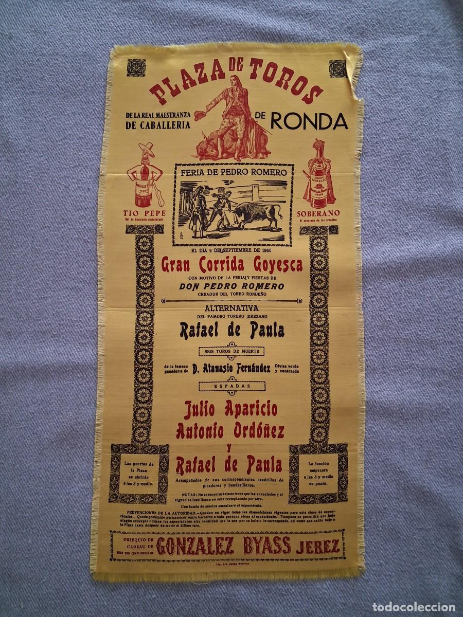 Carteles toros: Cartel alternativa Rafael de Paula