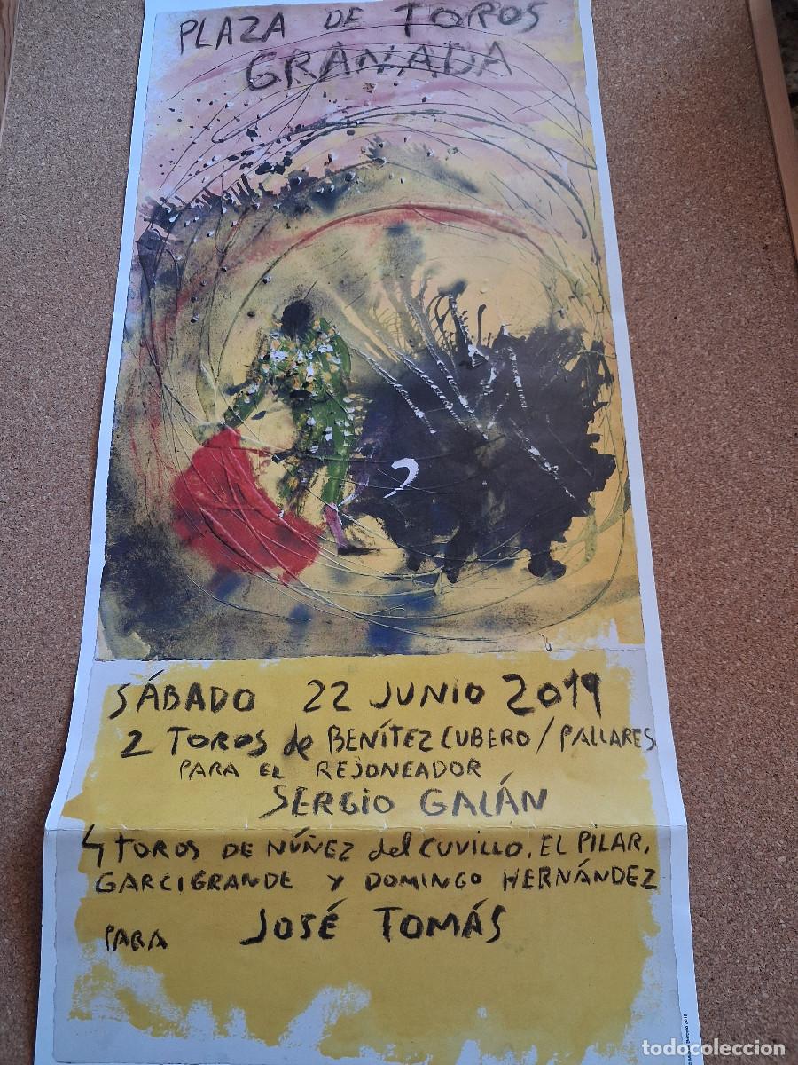 Carteles toros: Cartel de toros. Granada. 22 junio 2019. Sergio Gal&aacute;n y Jos&eacute; Tom&aacute;s.