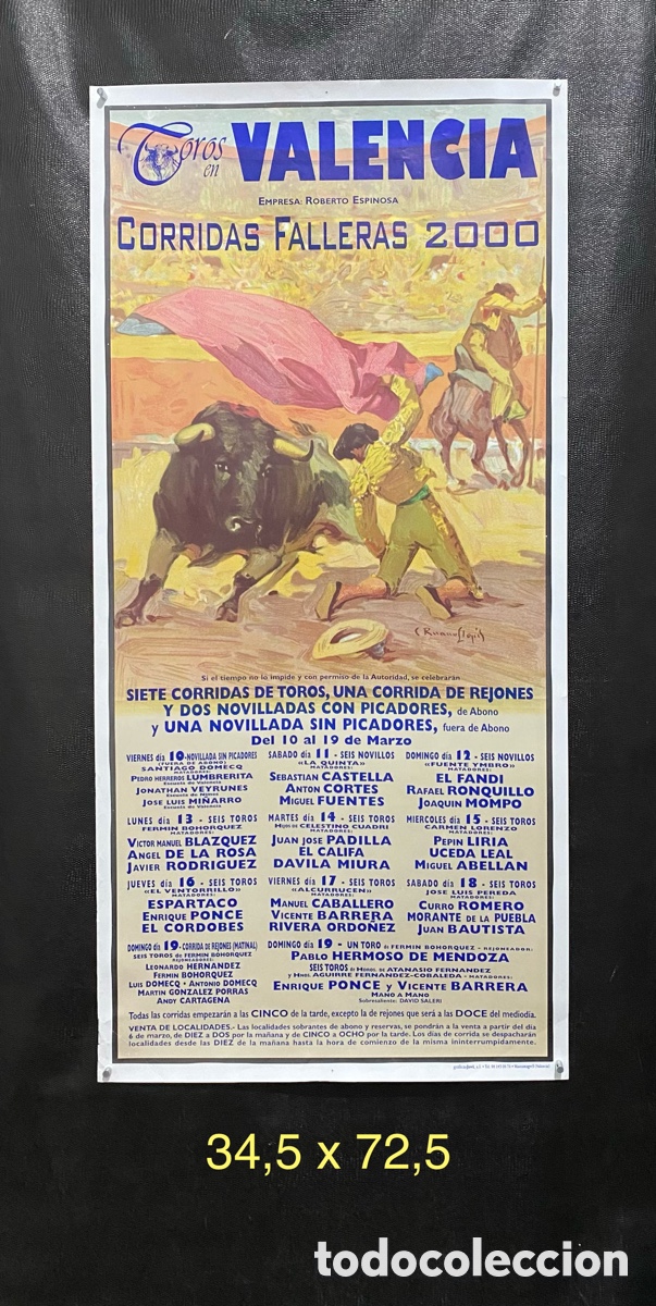 Carteles toros: Cartel de corrida de toros - Foto 1