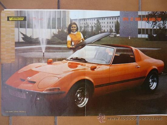 Poster Opel Gt 1900 Con Hard Top 52 X 32 C Buy Old Posters Of Transports At Todocoleccion