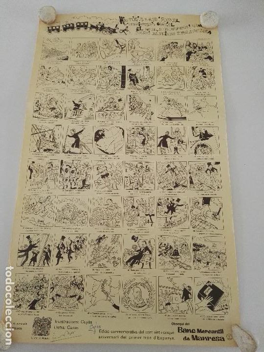 Carteles de transportes: Auca del primer Ferrocarril - Foto 1