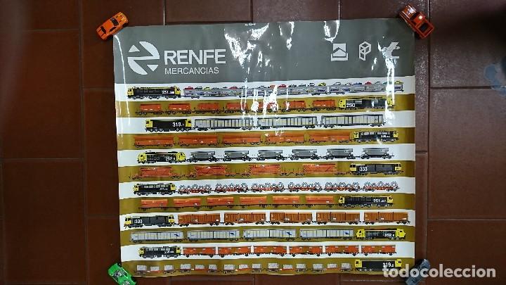 Carteles de Transportes: CARTEL COMPOSICIONES MERCANCIAS RENFE - Foto 1 - 118874271