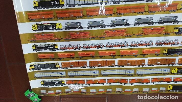 Carteles de Transportes: CARTEL COMPOSICIONES MERCANCIAS RENFE - Foto 4 - 118874271