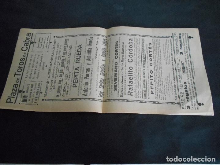 Carteles de transportes: cartel de toros de cabra 1939 - Foto 1