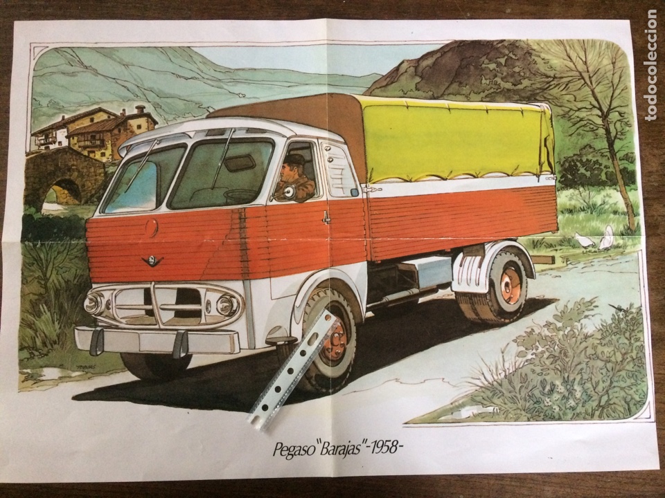 póster camion pegaso barajas - Comprar Carteles antiguos ...