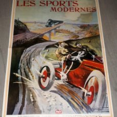 Affissi di Trasporti: CARTEL GRAN FORMATO : LES SPORTS MODERNES ( PARIS )