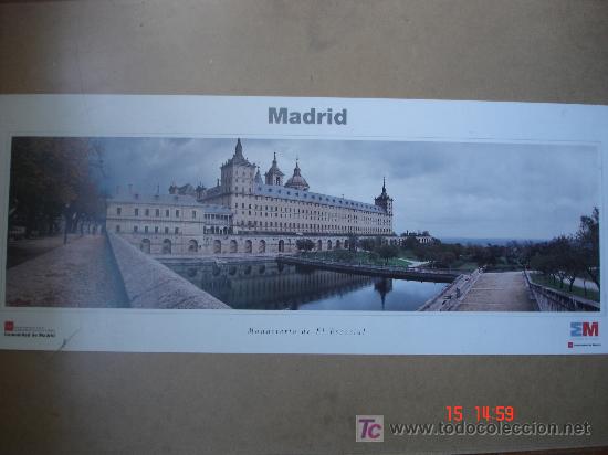 Carteles de turismo: MADRID - MONASTERIO DEL ESCORIAL - - Foto 1