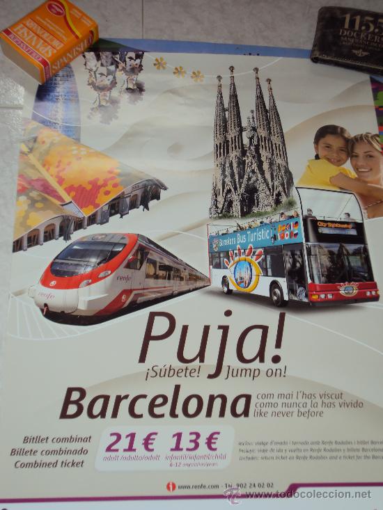 Carteles de turismo: Barcelona. Bus Turistico - Foto 3