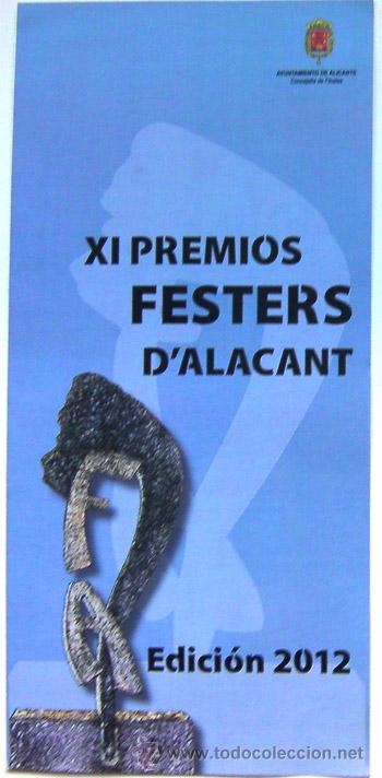 Carteles de Turismo: Alicante folleto premios Festers d Alacant año 2012 - Foto 1 - 47482525