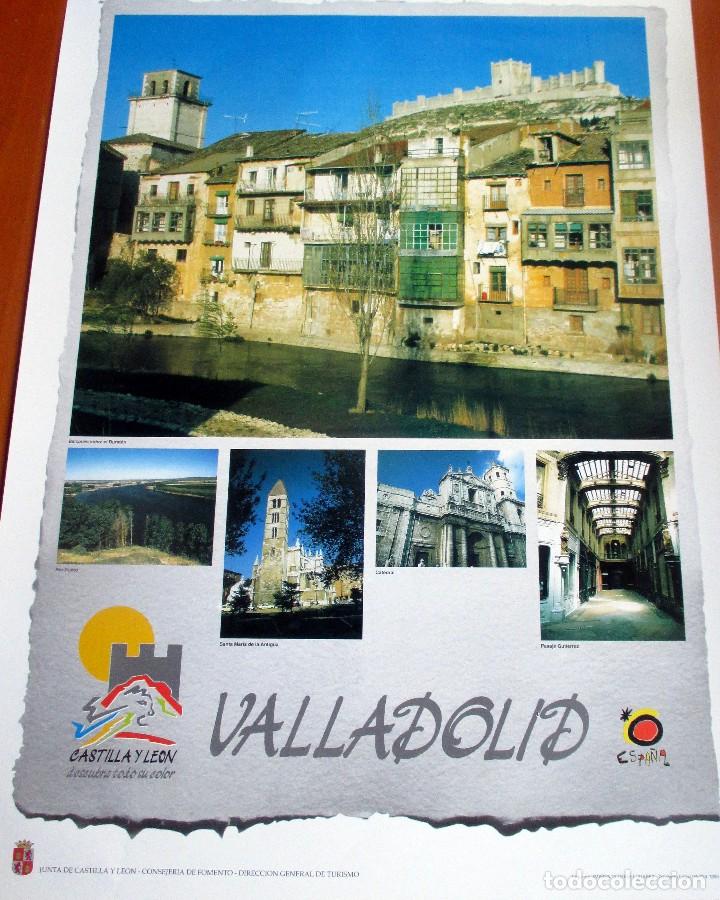 Carteles de turismo: CARTEL TURISMO VALLADOLID 1990