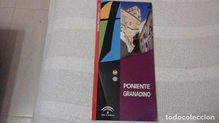 Carteles de turismo: Gu&iacute;a poniente de Granada.  Mapa. Plano. Acm - Foto 1
