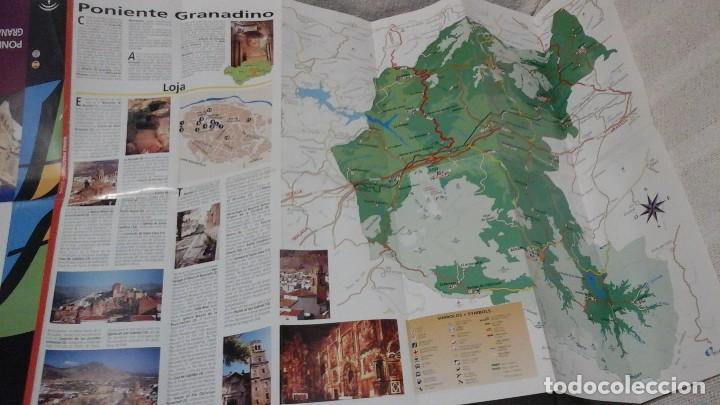 Carteles de turismo: Gu&iacute;a poniente de Granada.  Mapa. Plano. Acm - Foto 2