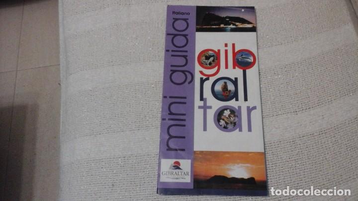 Carteles de turismo: MiNi gu&iacute;a de Gibraltar.  Mapa. Plano. Acm - Foto 1