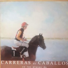 Carteles de Turismo: CARTEL CARRERAS DE CABALLOS SANLÚCAR DE BARRAMEDA. OBRA: CARMEN LAFFÓN. AÑO 2017. MEDIDAS:69.5X42.5
