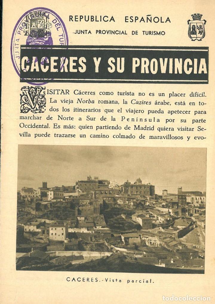Carteles de turismo: C&Aacute;CERES Y SUS PROVINCIAS. - Foto 1
