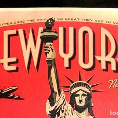 Carteles de Turismo: CARTEL POSTER RETRO - NEW YORK, NUEVA YORK - VEN Y EXPERIMENTA LA CIUDAD TAN GENIAL QUE..... Lote 403293309