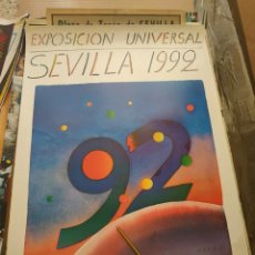 Carteles de Turismo: CARTEL EXPOSICION UNIVERSAL SEVILLA 1992 - 92
