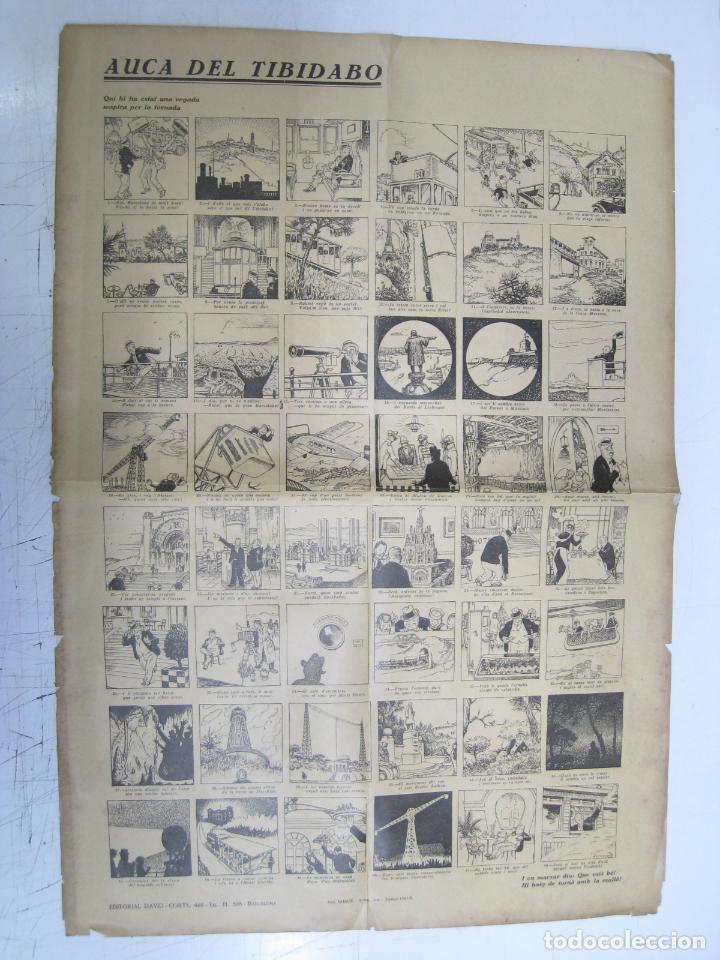 Carteles de turismo: AUCA DEL TIBIDABO. ORIGINAL - Foto 1
