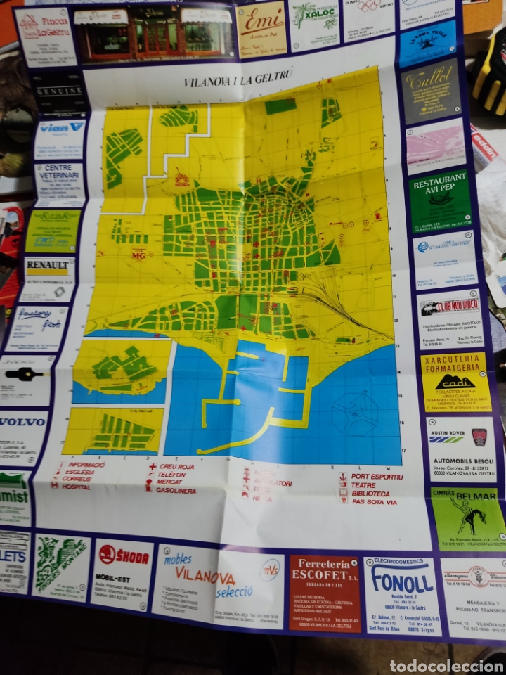 Carteles de turismo: Plano de Vilanova i la Geltr&uacute; - Foto 1