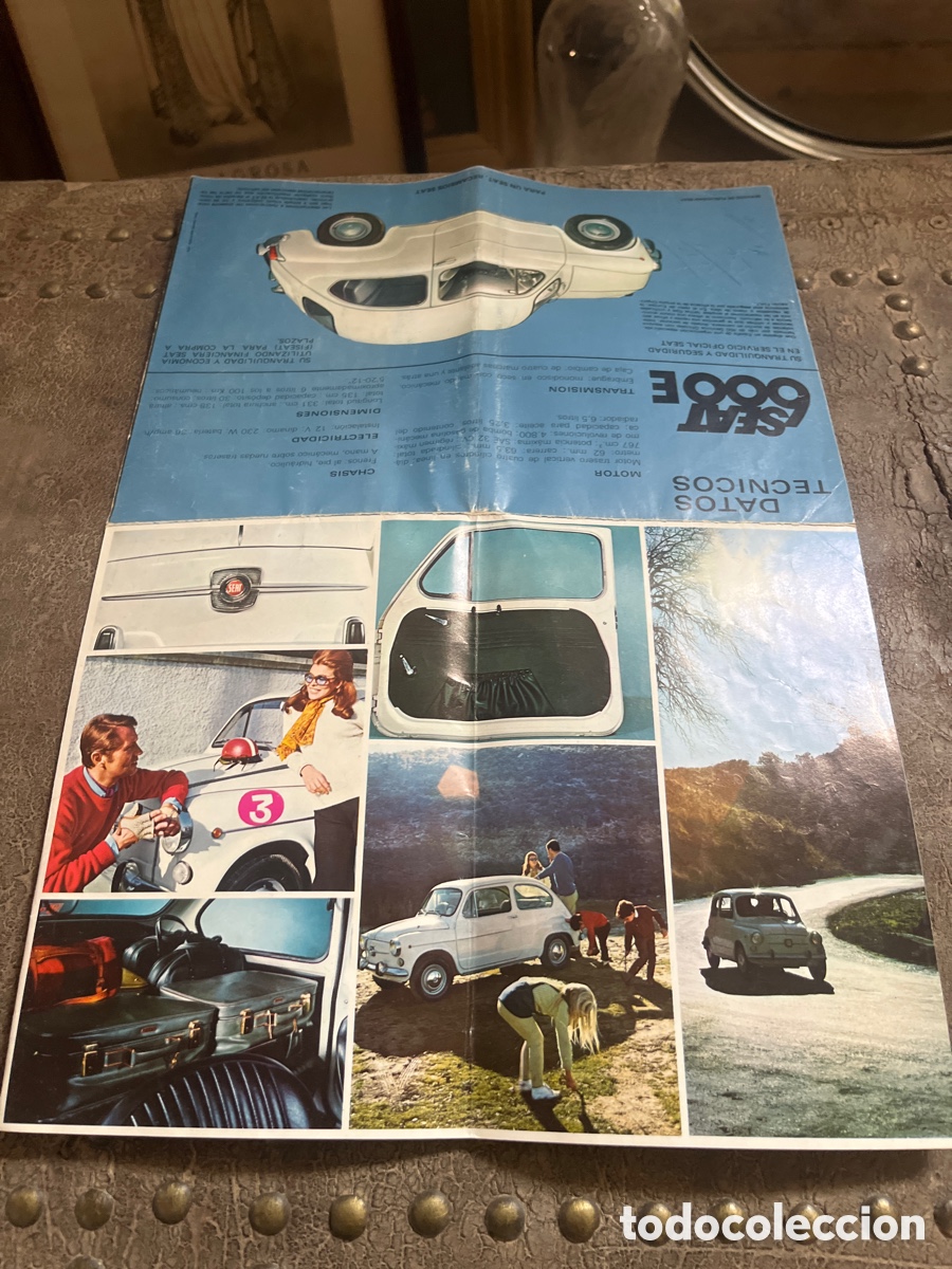 Carteles de turismo: Cat&aacute;logo de SEAT 600 E - Foto 4