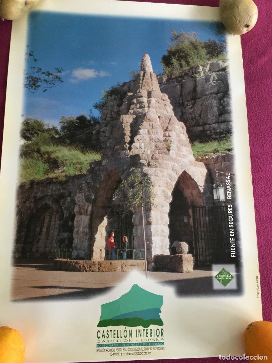 Carteles de turismo: FUENTE EN SEGURES - BENASSAL (CASTELLON) - POSTER / CARTEL 1998 - TAMAÑO: 48 X 70 CM