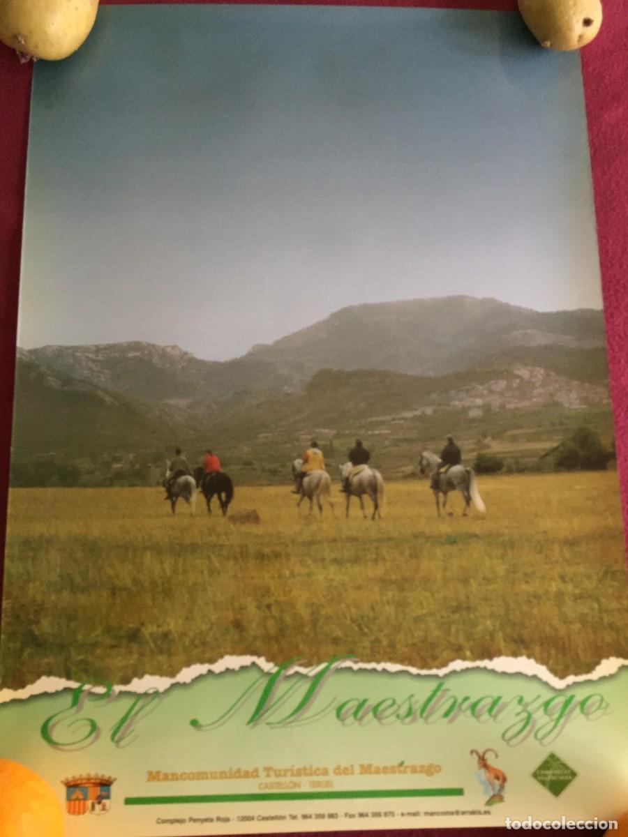 Carteles de turismo: EL MAESTRAZGO (CASTELLON) - POSTER / CARTEL 1998 - TAMAÑO: 48 X 70 CM