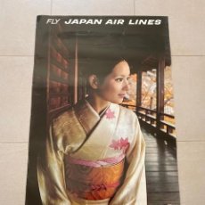 Carteles de Turismo: CARTEL TURISTICO JAPON. JAPAN AIRLINES. AUTUMM KYOTO AÑOS 70 99X62CM