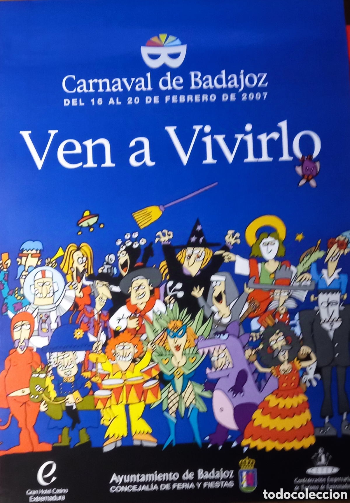 Carteles de turismo: Cartel Carnaval de Badajoz 2007 - Foto 1