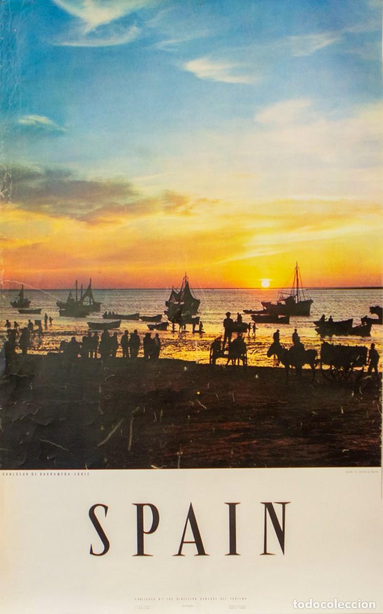 Carteles de turismo: SPAIN. OFFSET. 99 x 62 cm - Foto 1