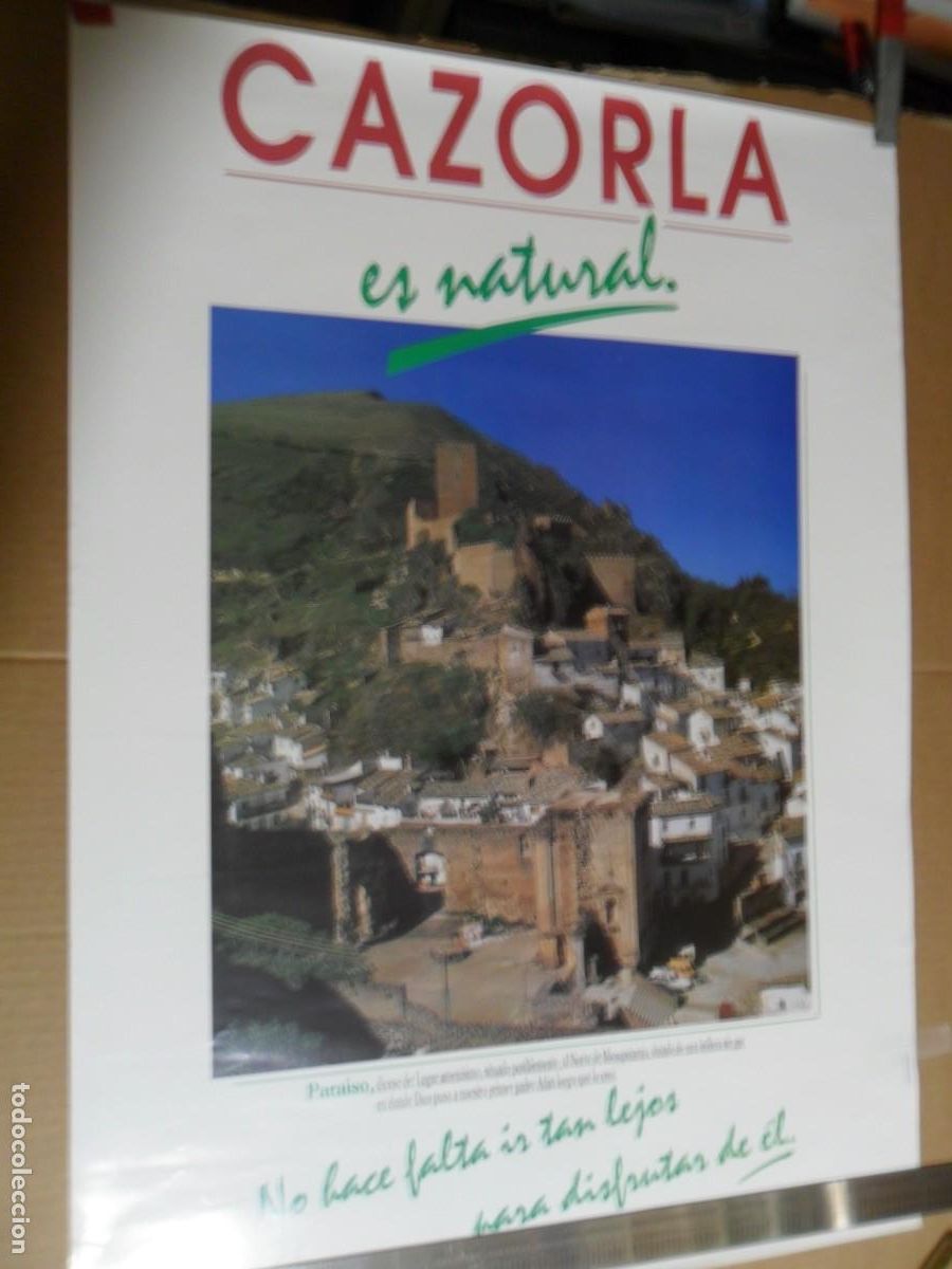 Carteles de turismo: CAZORLA ES NATURAL JAEN - Foto 1