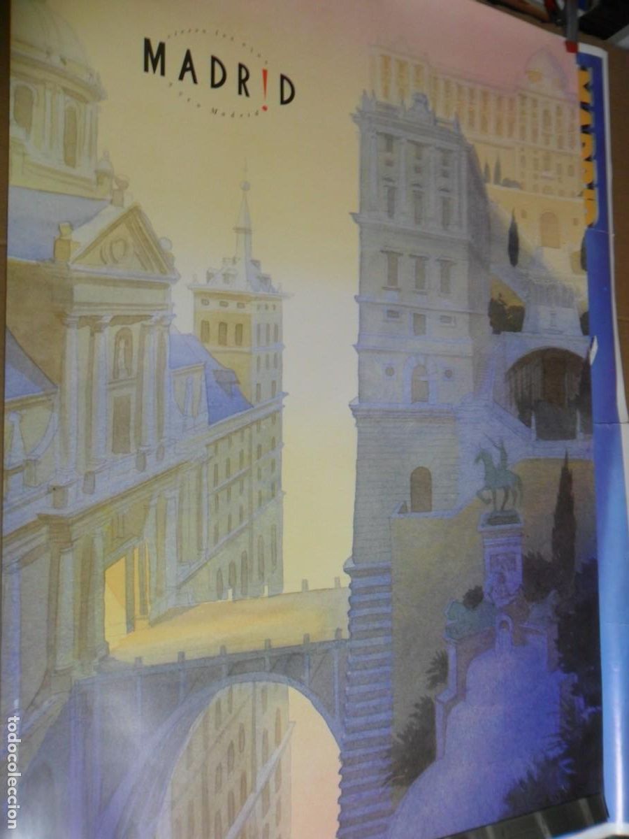 Carteles de turismo: CIERRO LOS OJOS VEO MADRID - Foto 1