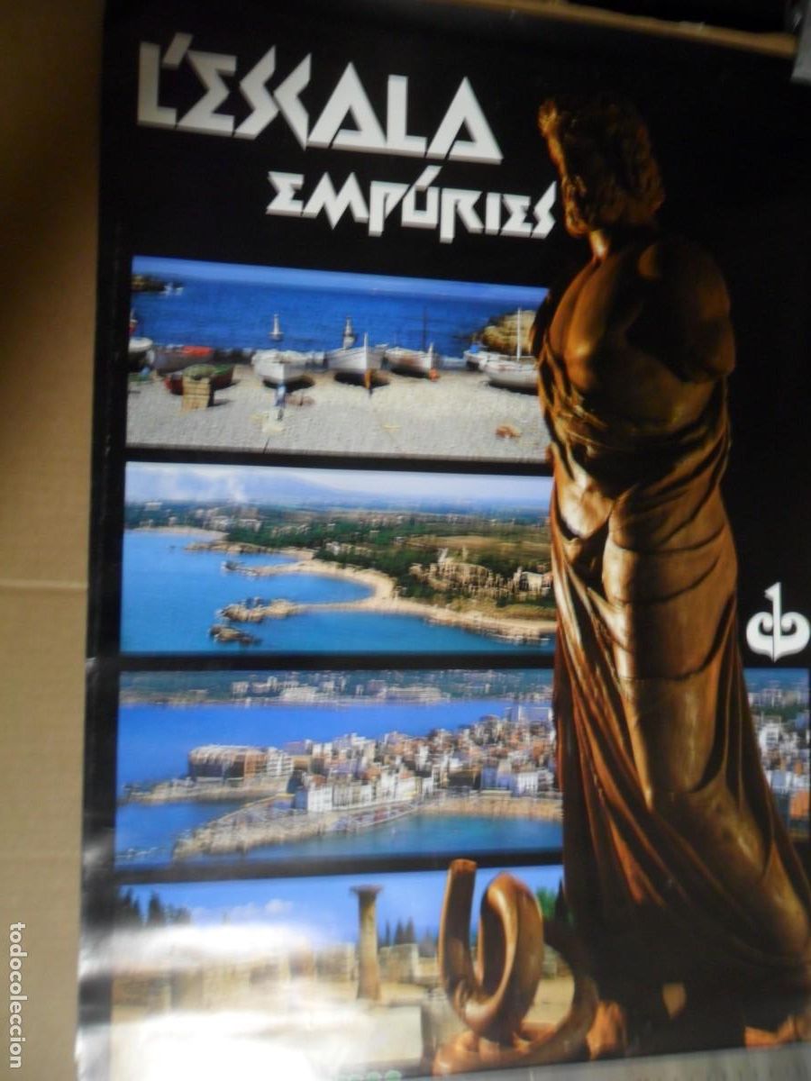 Carteles de turismo: CARTEL DE L&acute;ESCALA AMPURIES - Foto 1