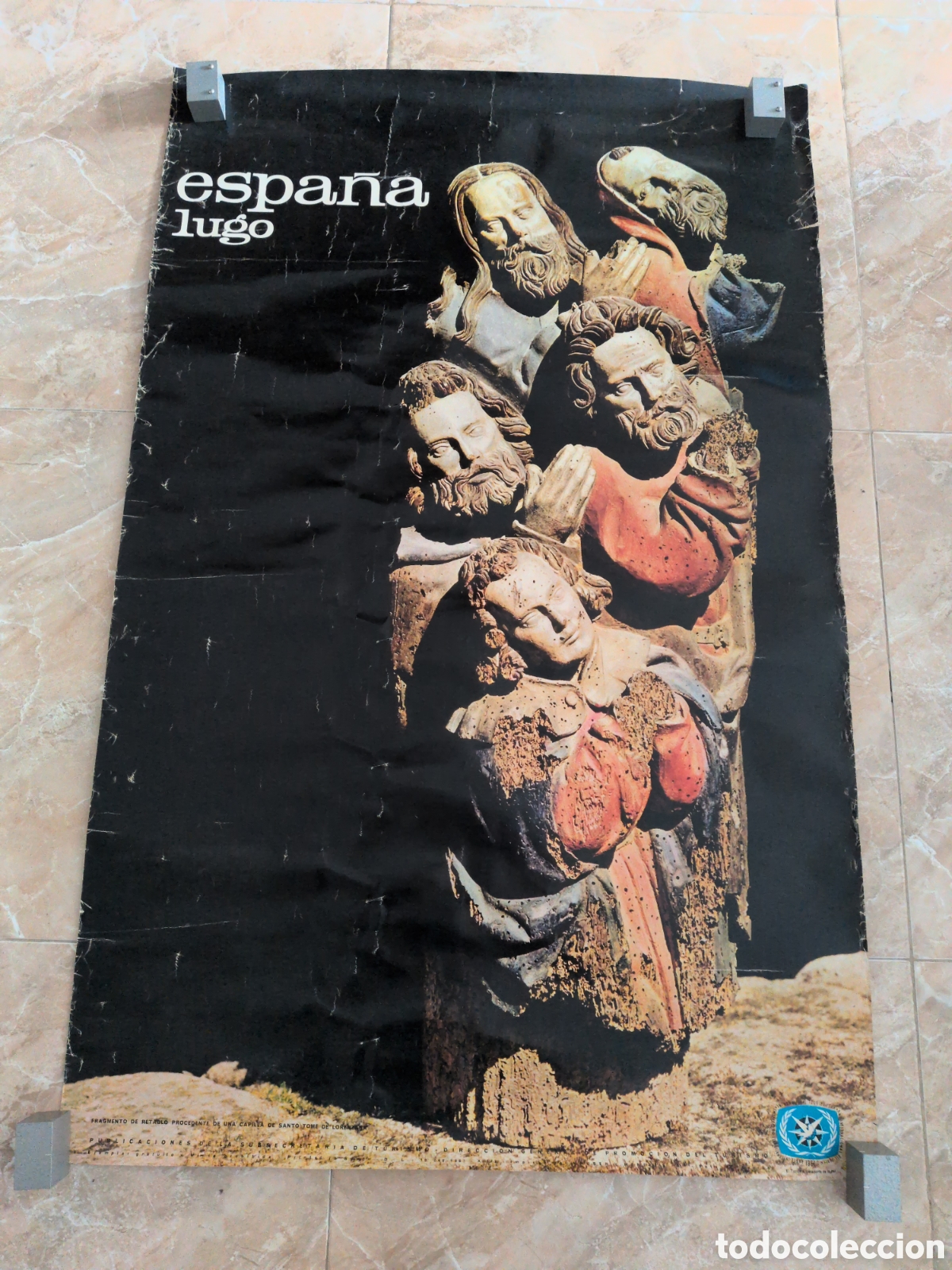 Tourism Posters: Espa&ntilde;a Lugo Espa&ntilde;a P&oacute;ster Santo Tom&eacute; de Lorenzana 1967