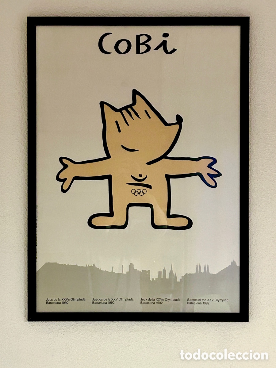 Carteles de Turismo: P&oacute;ster 50x70 cm Cobi Barcelona 92