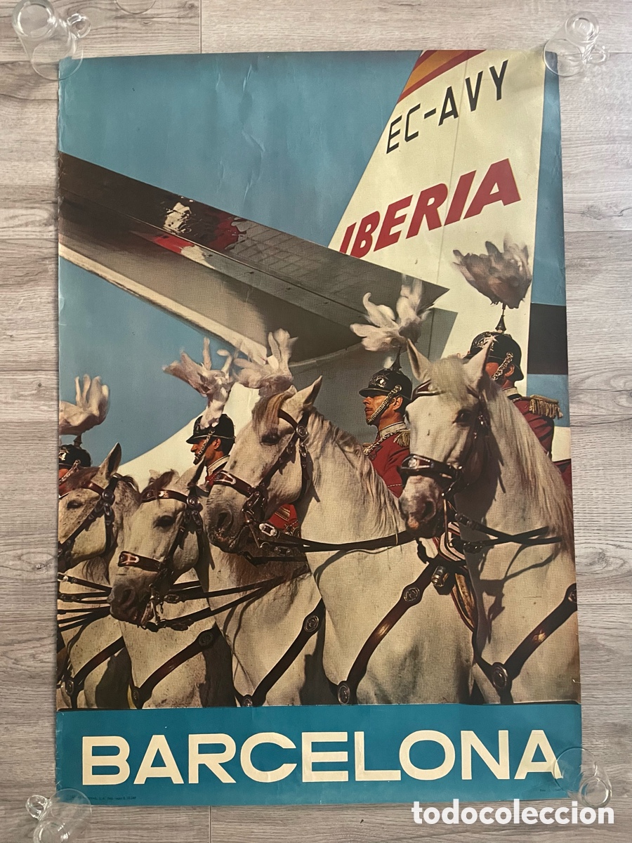 Carteles de Turismo: P&oacute;ster L&iacute;neas A&eacute;reas Iberia