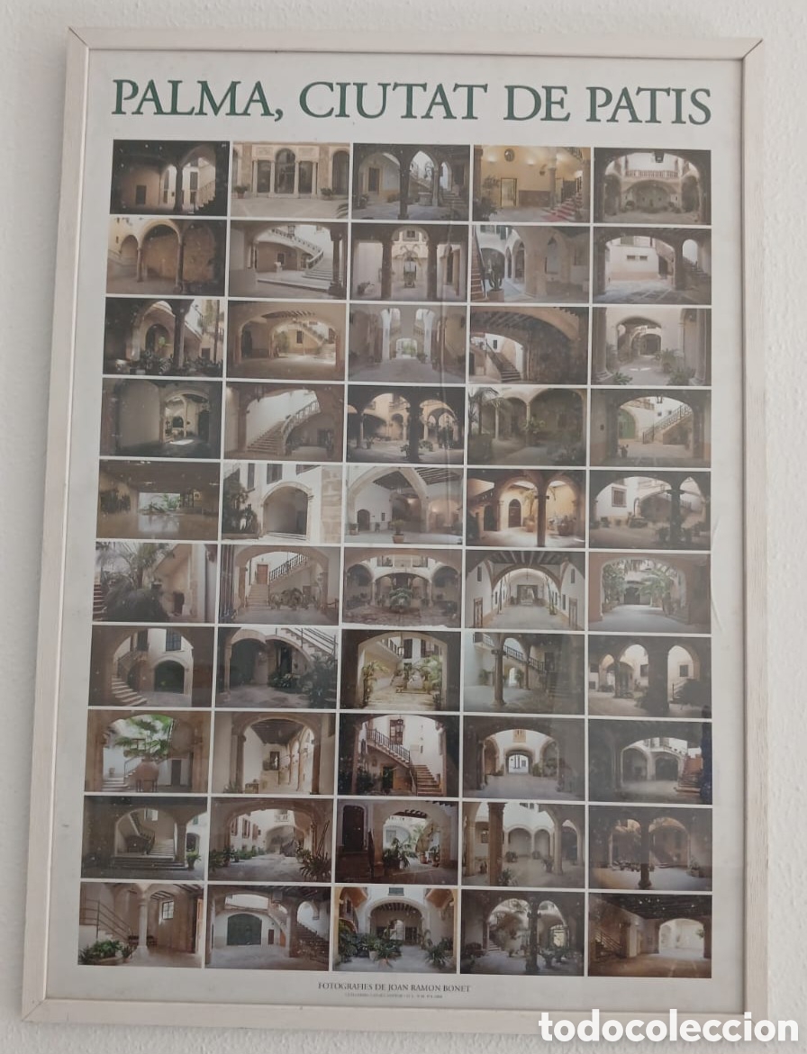 Carteles de Turismo: POSTER ENMARCADO PALMA CIUTAT DE PATIS