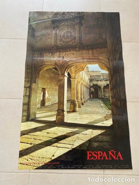 Carteles de Turismo: CARTEL TURISMO ESPA&Ntilde;A. ENTRADA AL PATIO DE LAS ESCUELAS MENORES. SALAMANCA. 1980
