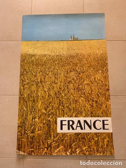 Carteles de Turismo: CARTEL TURISMO FRANCIA. LA BEAUCE ET LA CATHEDRALE DE CHARTES. 1958