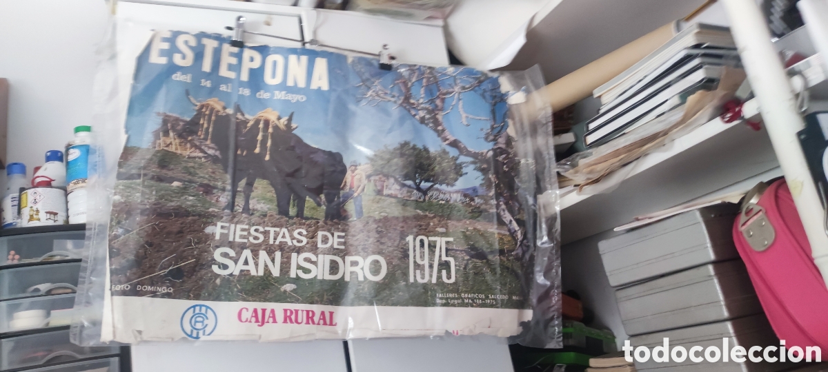 Carteles de Turismo: Fiestas san Isidro 1975 Estepona